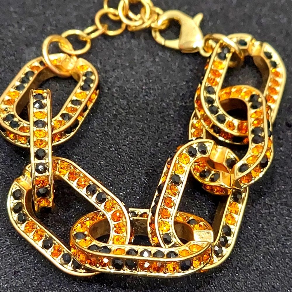 Sassy Jones Leopard Gold Kerri Bracelet
